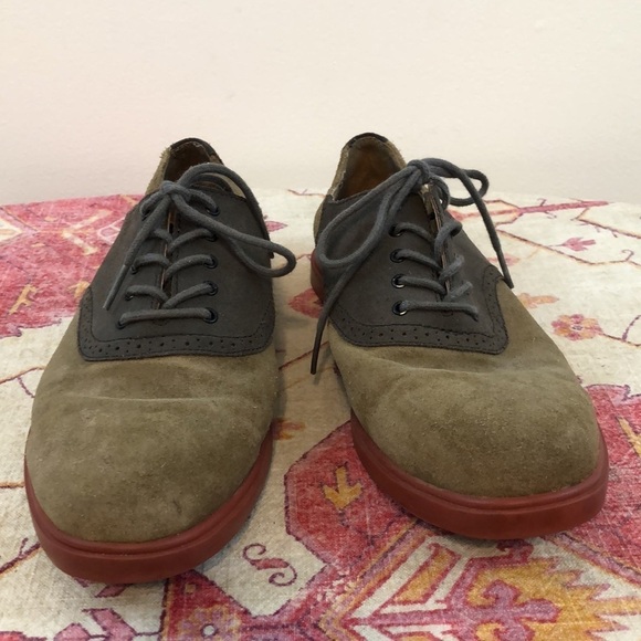 Vintage Polo Ralph Lauren Orrick Saddle Oxford Gatsby Style Shoes Size 7D - Picture 2 of 13